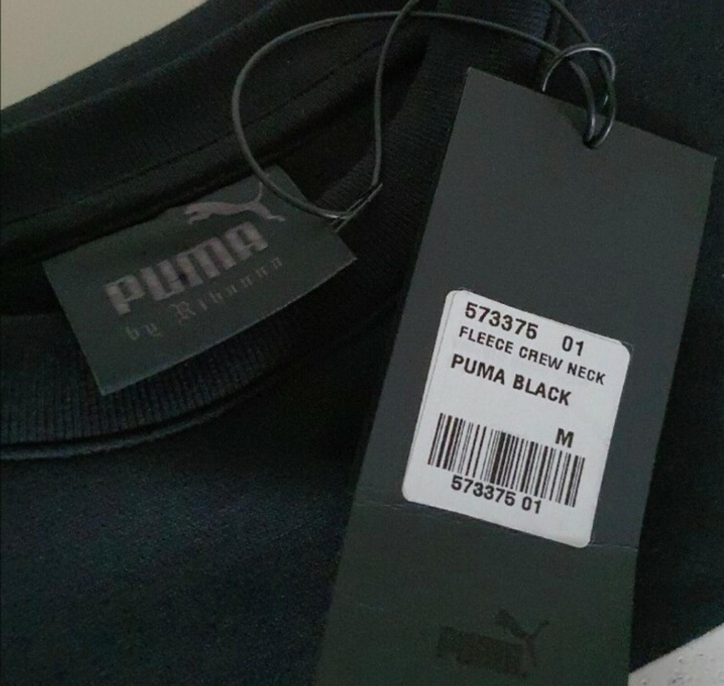 Puma by Rihanna SAMPLE Fleece Crewneck Fendi Black Size M