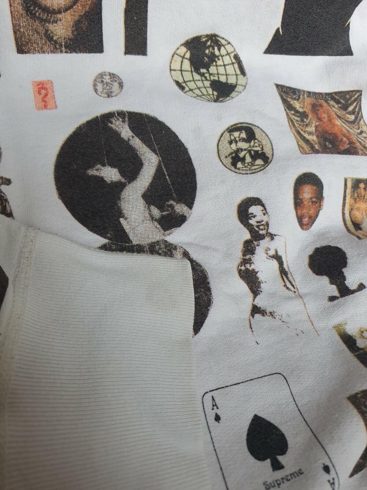 SS17 Supreme Thrills Hooded Sweatshirt White Size M