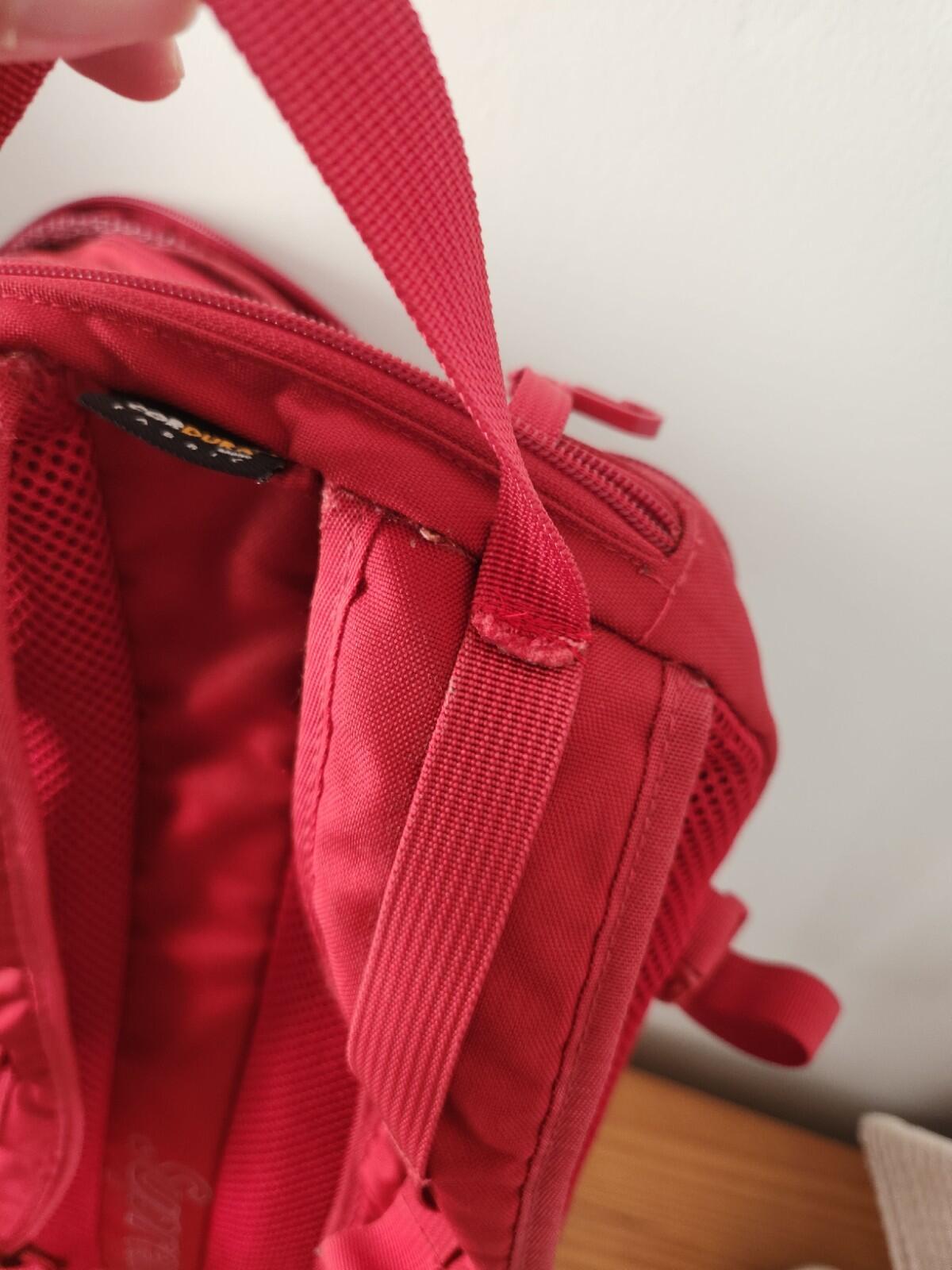 SS20 Supreme Rucksack Netztasche Dunkelrot