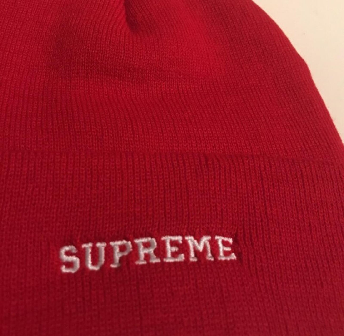 FW16 Supreme Tom & Jerry red beanie Hat