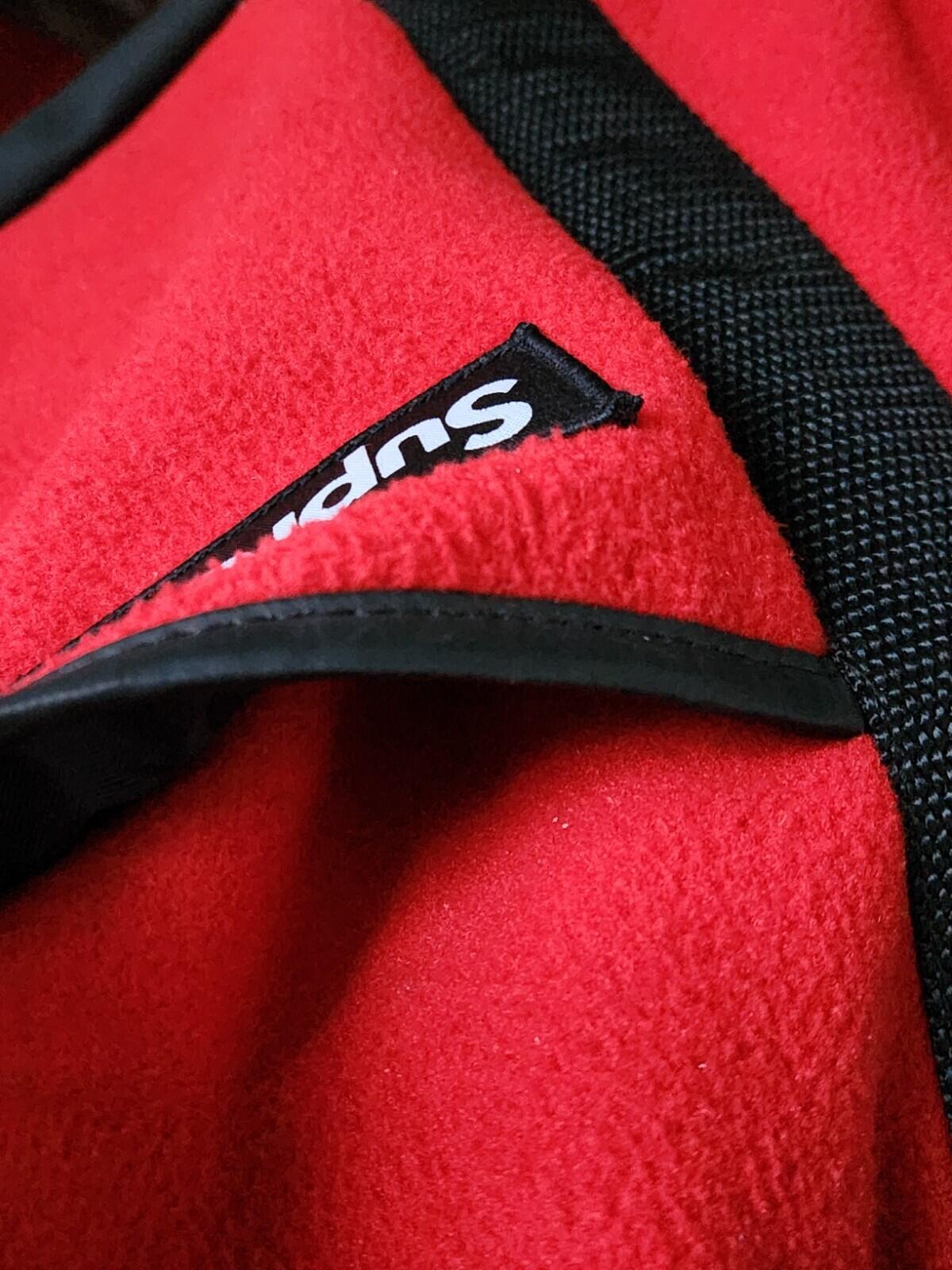 FW17 Supreme Polartec Tote Rot Tasche Fleece 20L