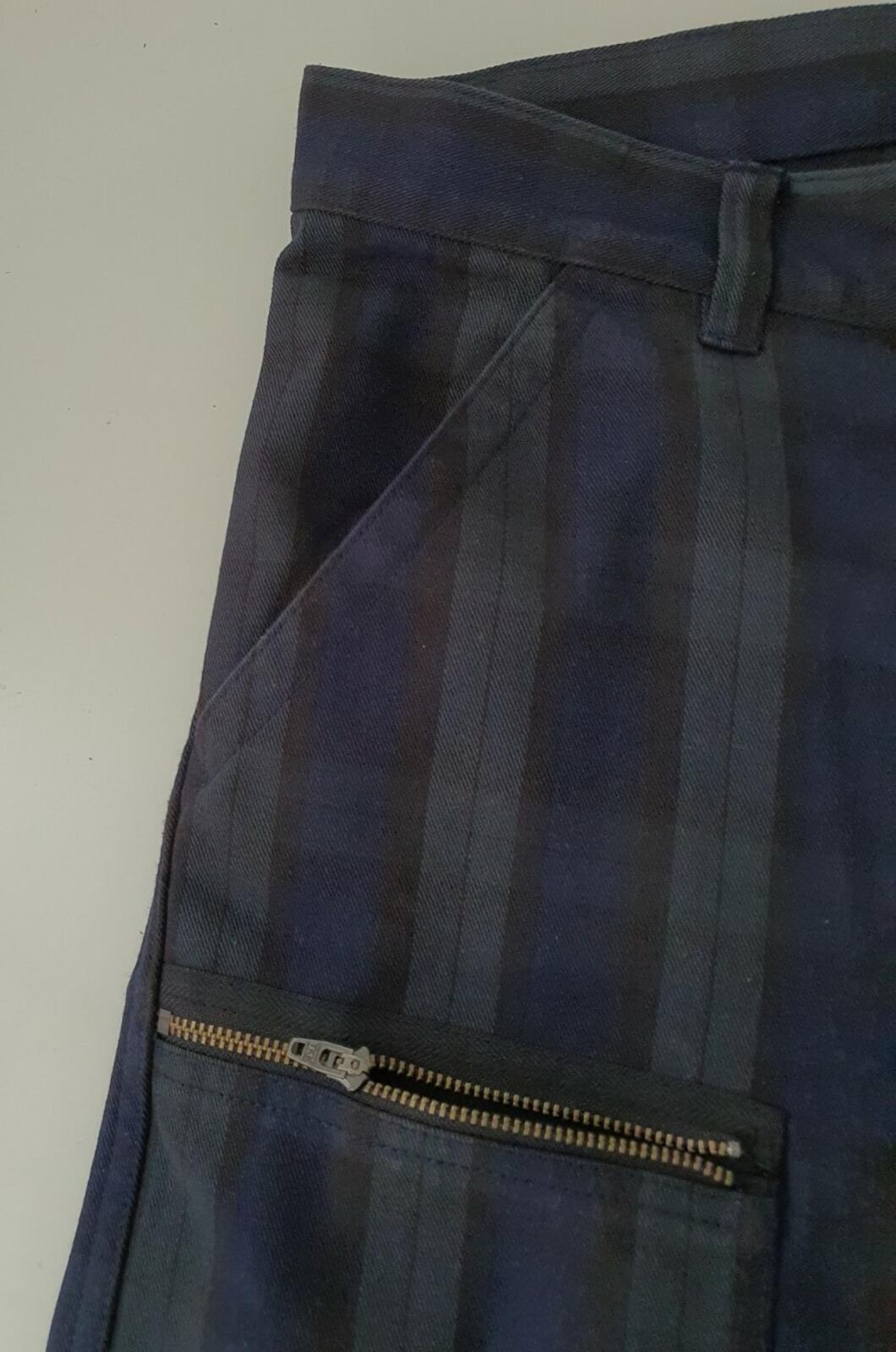 FW14 Supreme Flight Blackwatch plaid pant size 30 tartan trousers pants W30 L30