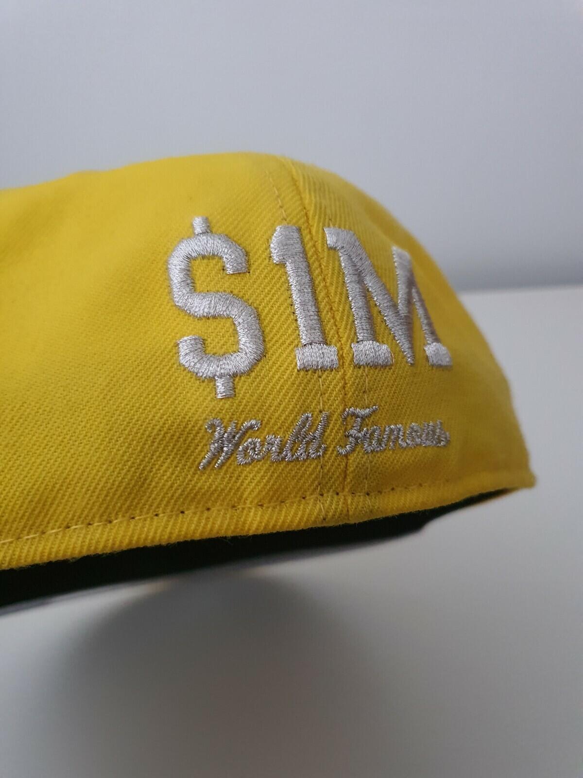 SS20 Supreme $1M box logo New Era size 7 1/8 yellow cap