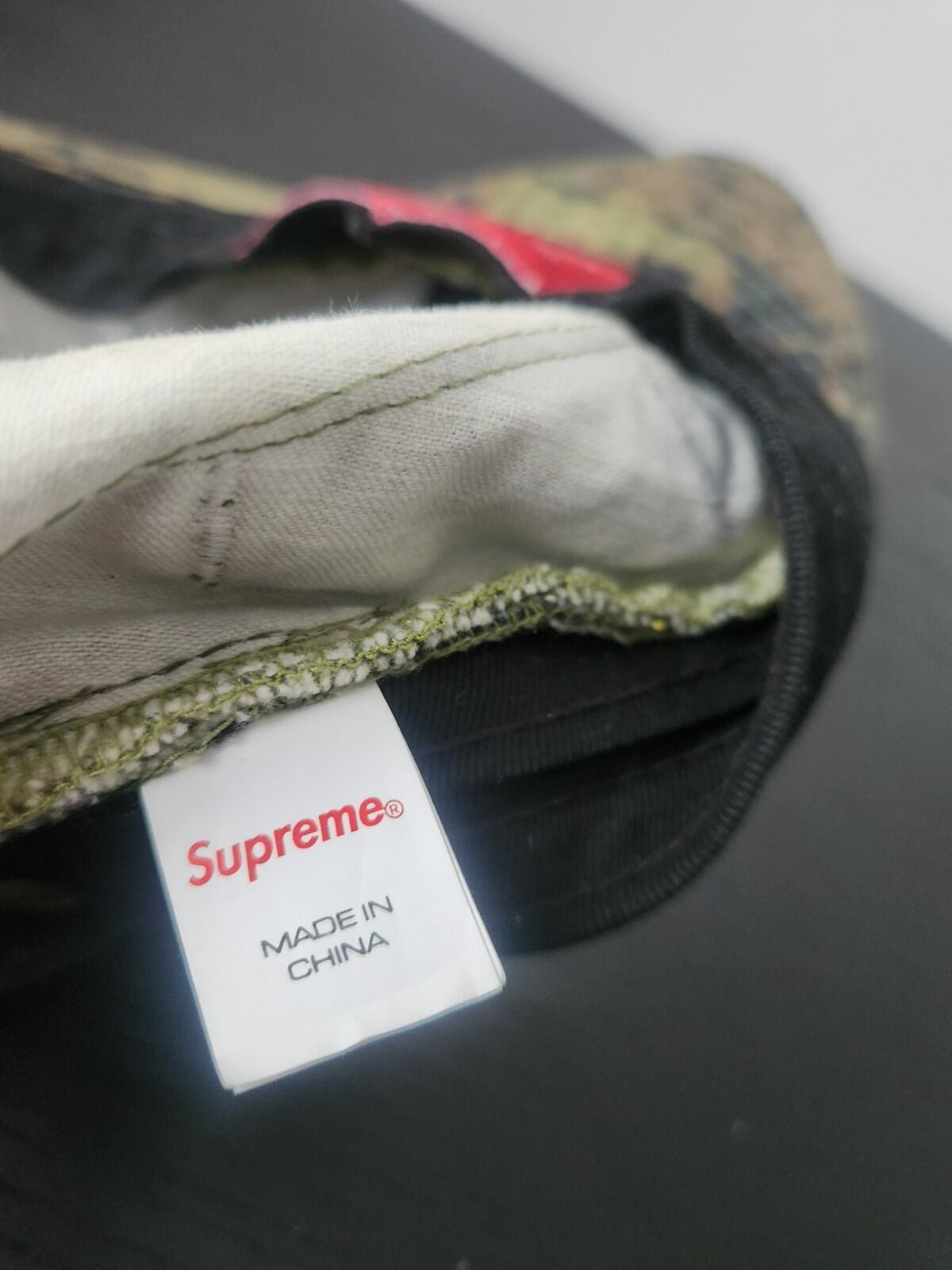 SS22 Supreme Military Boonie Olive Prym1 Camo Größe M/L