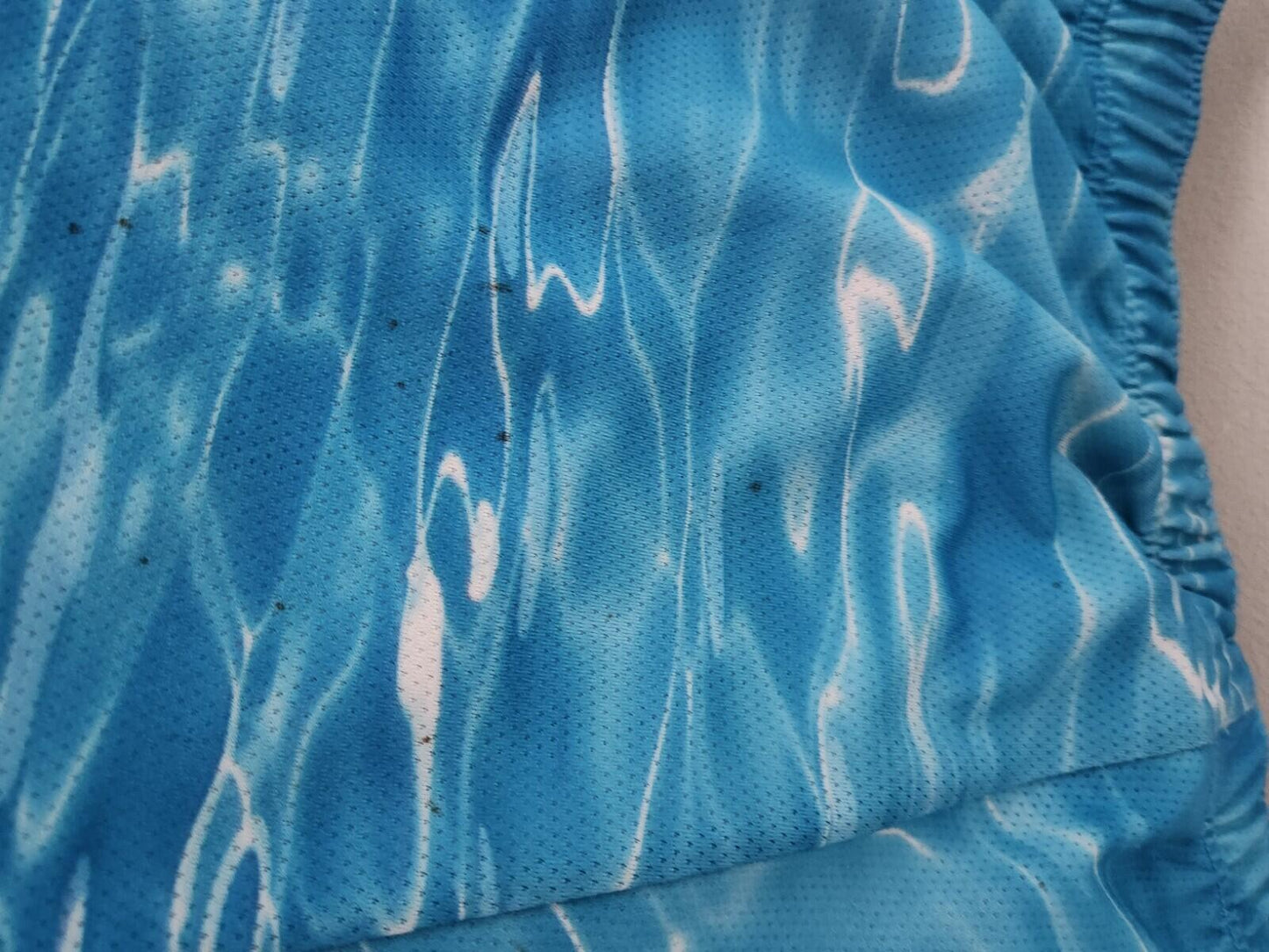 SS17 Supreme Ripple Basketball Short size XL swim shorts Blue Poly Mesh