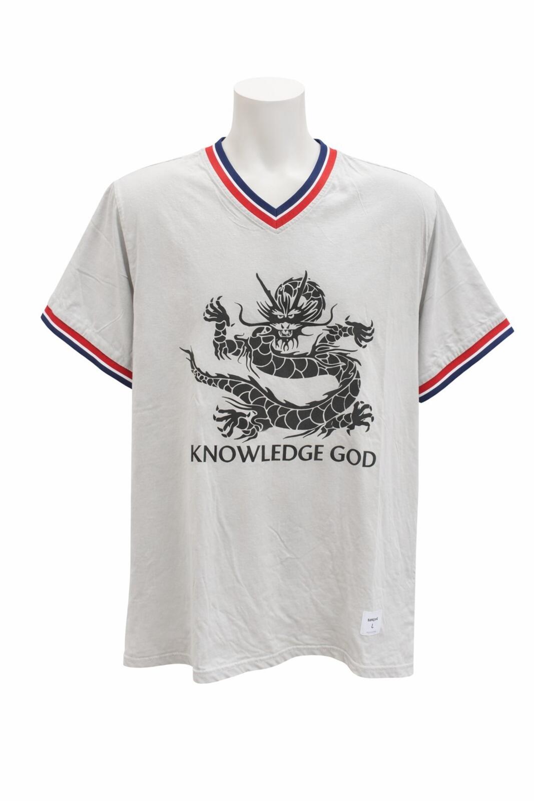 SS18 Supreme Knowledge God Practise Jersey Tee Dusty Blue Size L