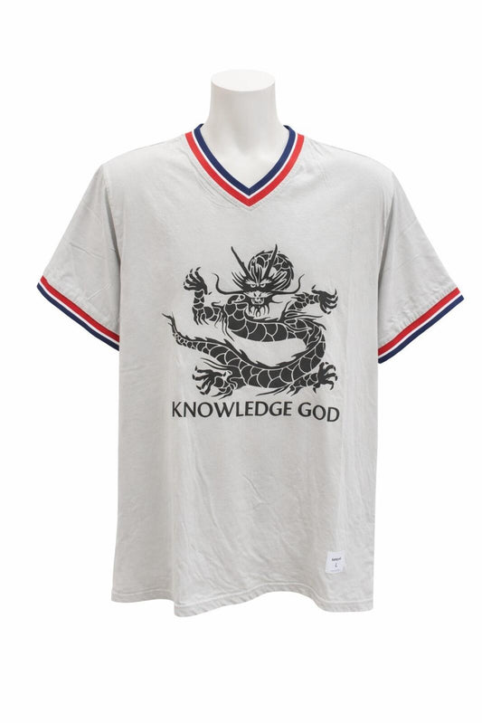 SS18 Supreme Knowledge God Practise Jersey Tee Azul Polvoriento Talla L