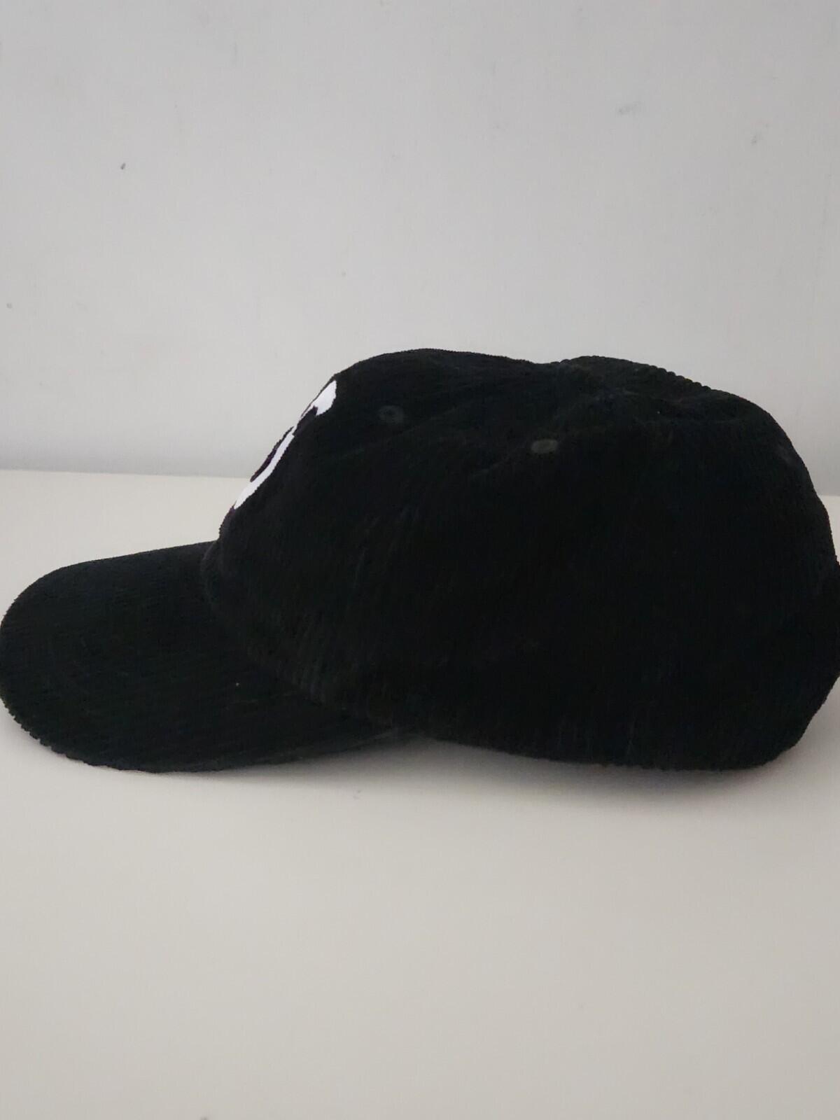 FW23 Supreme Corduroy S Logo 6-panel Cap Black