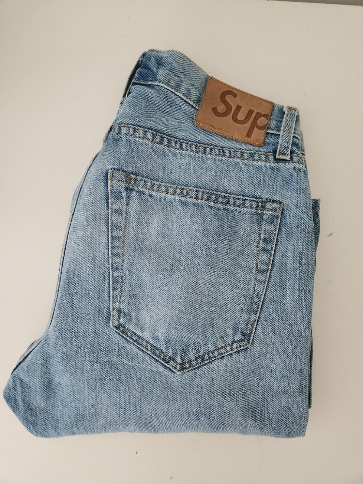 Supreme Vintage Slim Jeans Stonewashed Size 30 W30 L30 Stonewashed