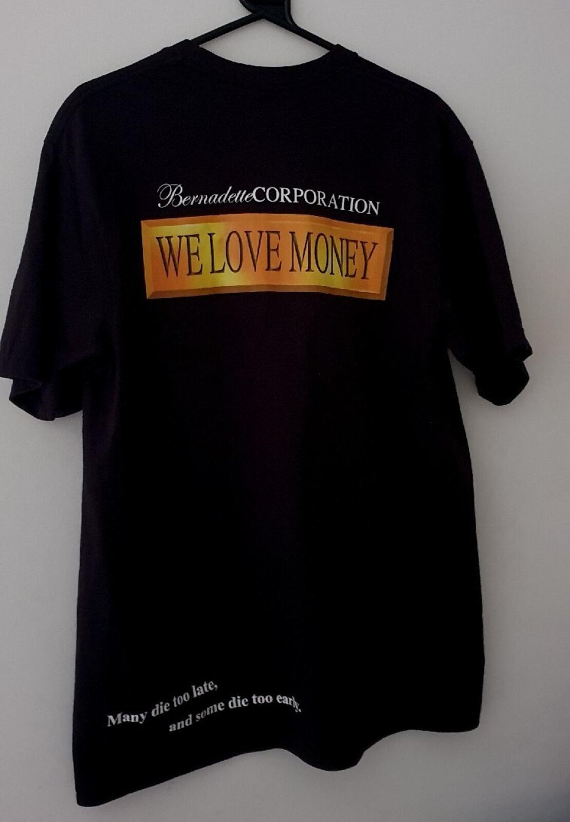 SS23 Supreme x Bernadette Corporation Money Tee Black Size L