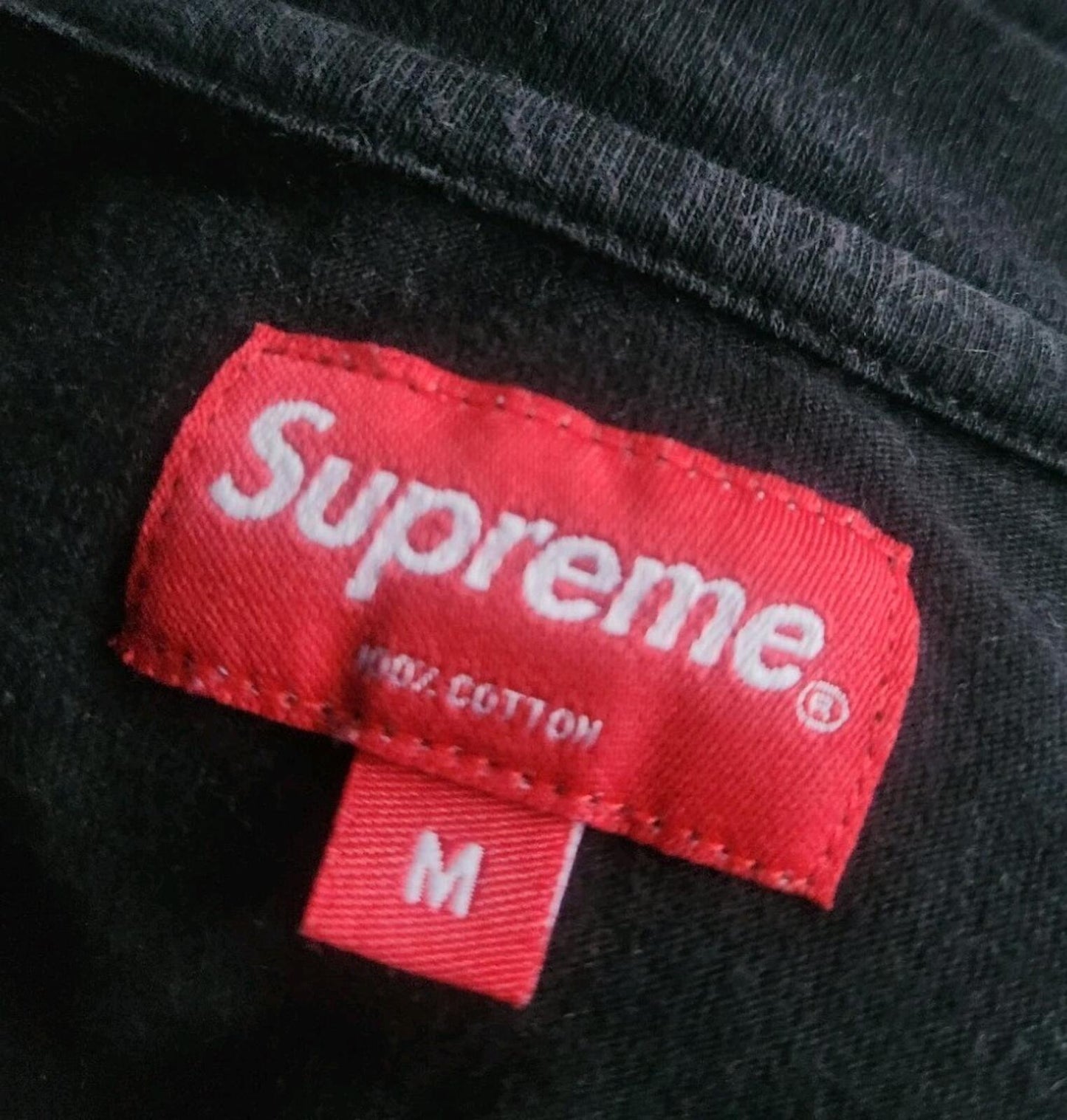 SS21 Supreme Intarsia Spellout S/S Top Tee Black Size M
