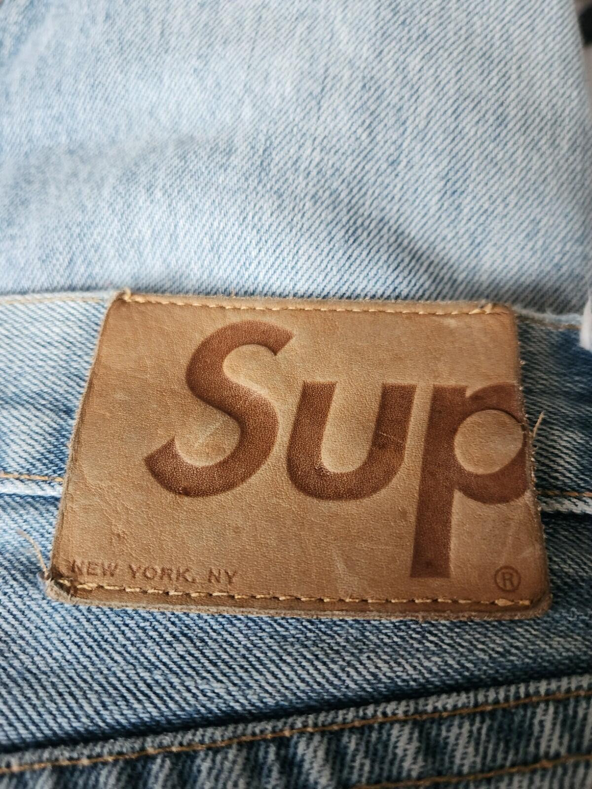 Supreme Vintage Slim Jeans Stonewashed Size 30 W30 L30 Stonewashed