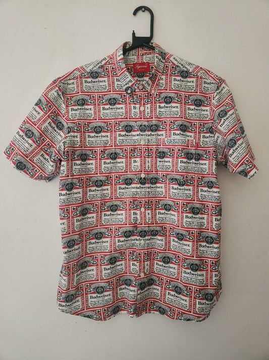 SS09 Supreme x Budweiser Shirt L Large Vintage 2009 sehr seltenes Bier-Design