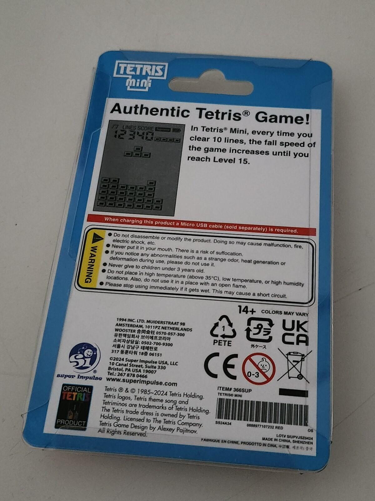 SS24 Supreme Tetris Mini keychain Red Keyring New Unopened