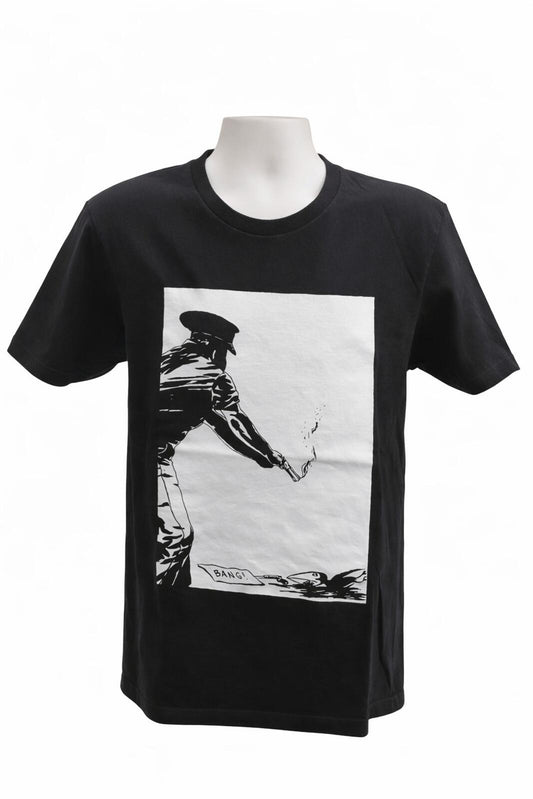Camiseta negra FW14 Supreme x Raymond Pettibon Bang