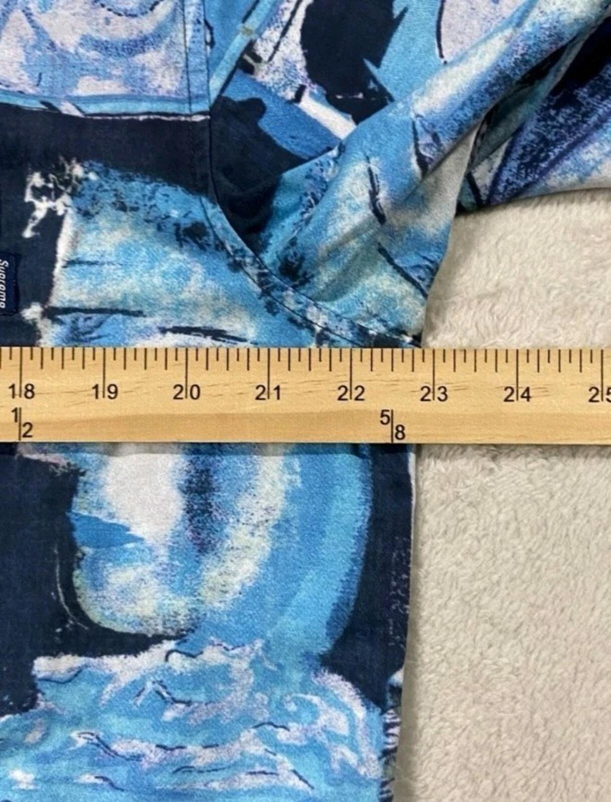 Camisa Cubista SS14 Supreme Azul Talla L Picasso