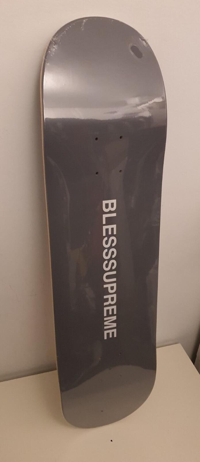 FW23 Supreme Supreme Bless Reflexology Skateboard Silver Size 8.25"