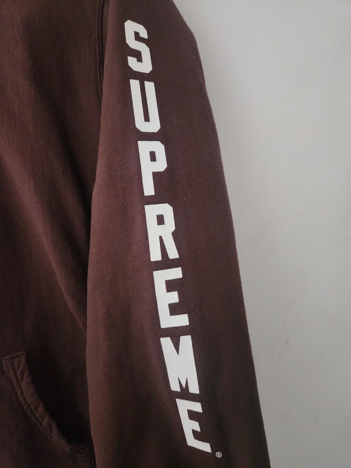 SS11 Supreme Thrasher Hooded Sweatshirt size M medium brown hoodie vintage 2011