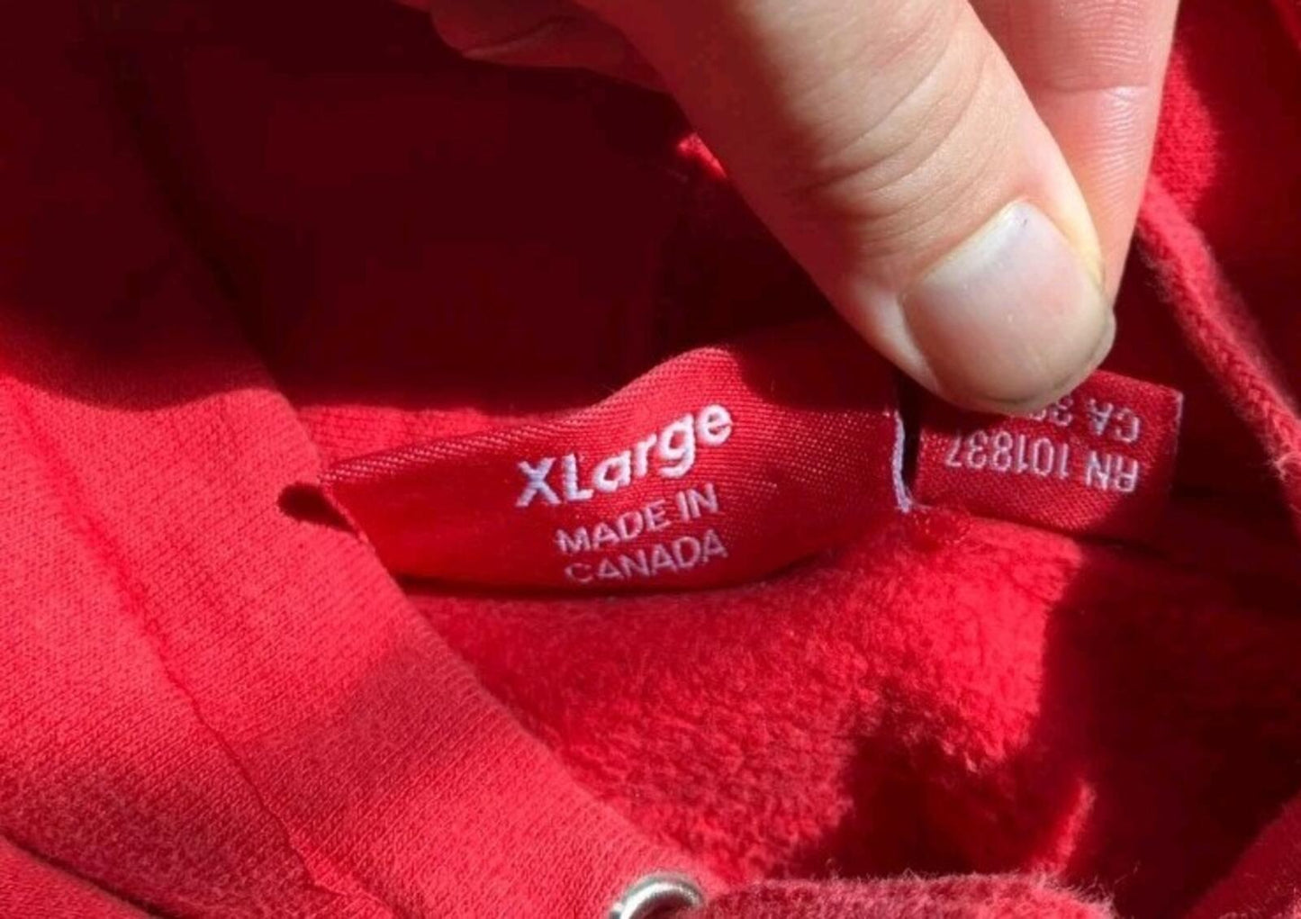 SS12 Supreme x Independent F UCK THE REST Hooded Sweatshirt Red Size XL