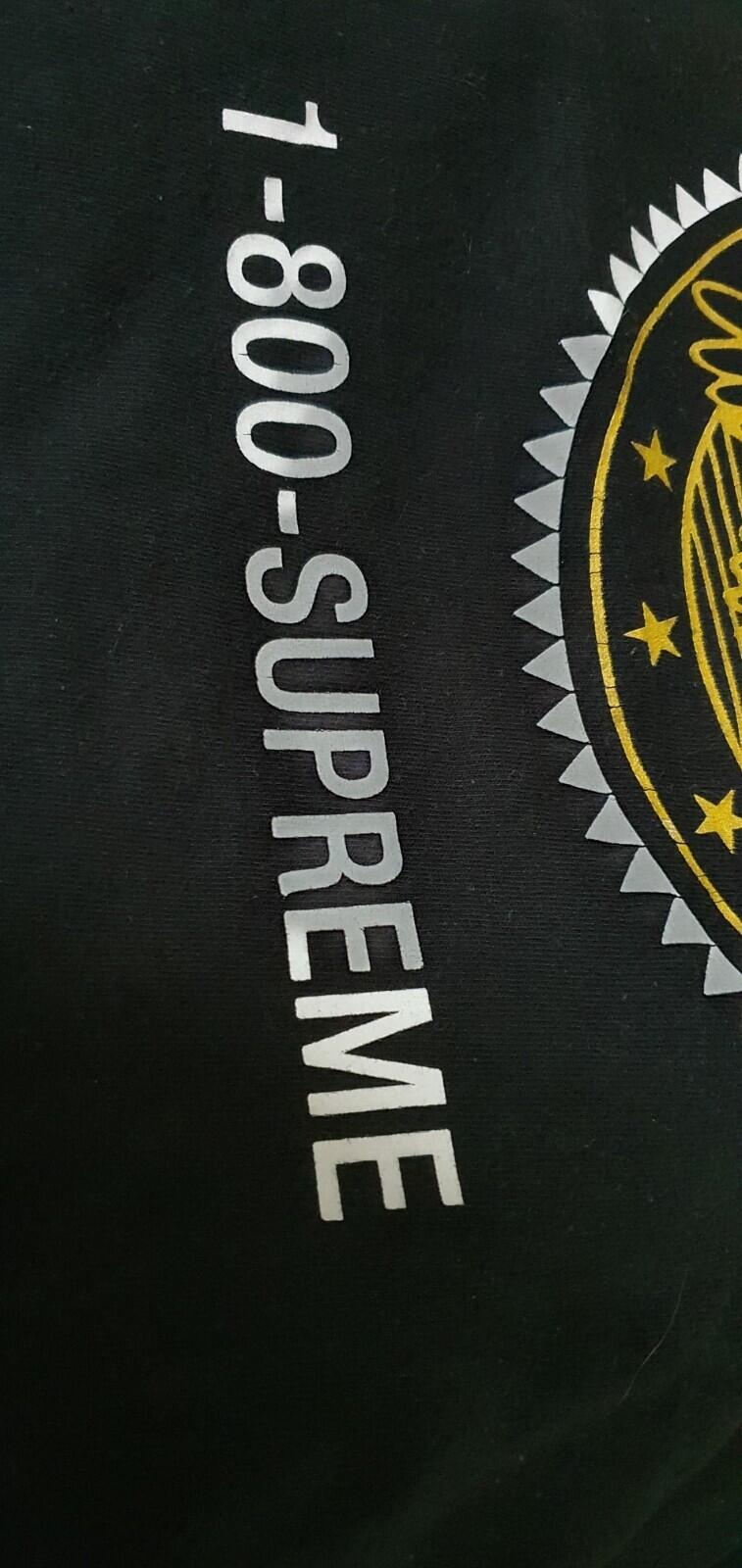 FW14 SUPREME Most Wanted Tee black t-shirt size L large Vintage 2014 Rare