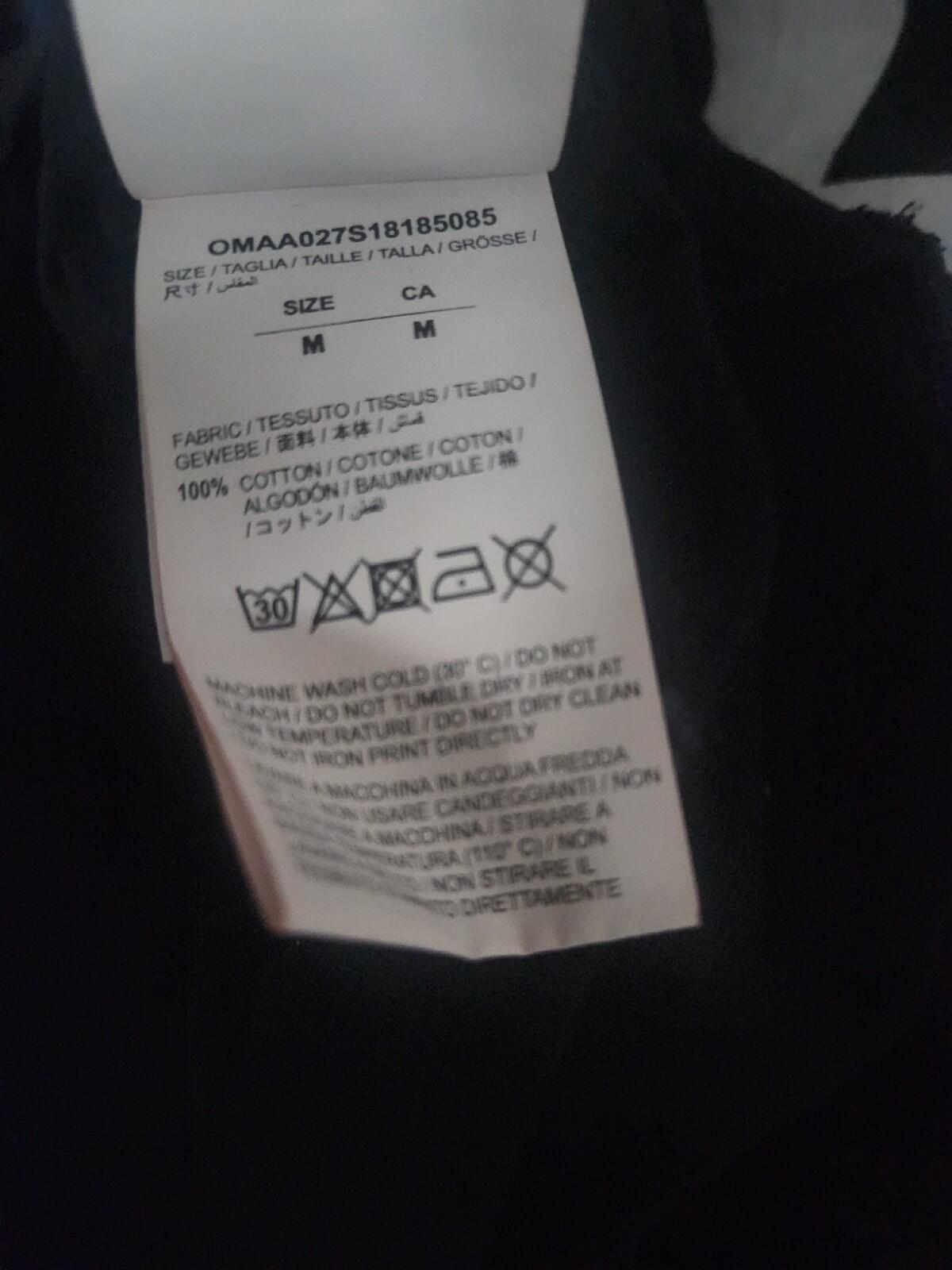 Off-White Caravaggio Tee Black Size M