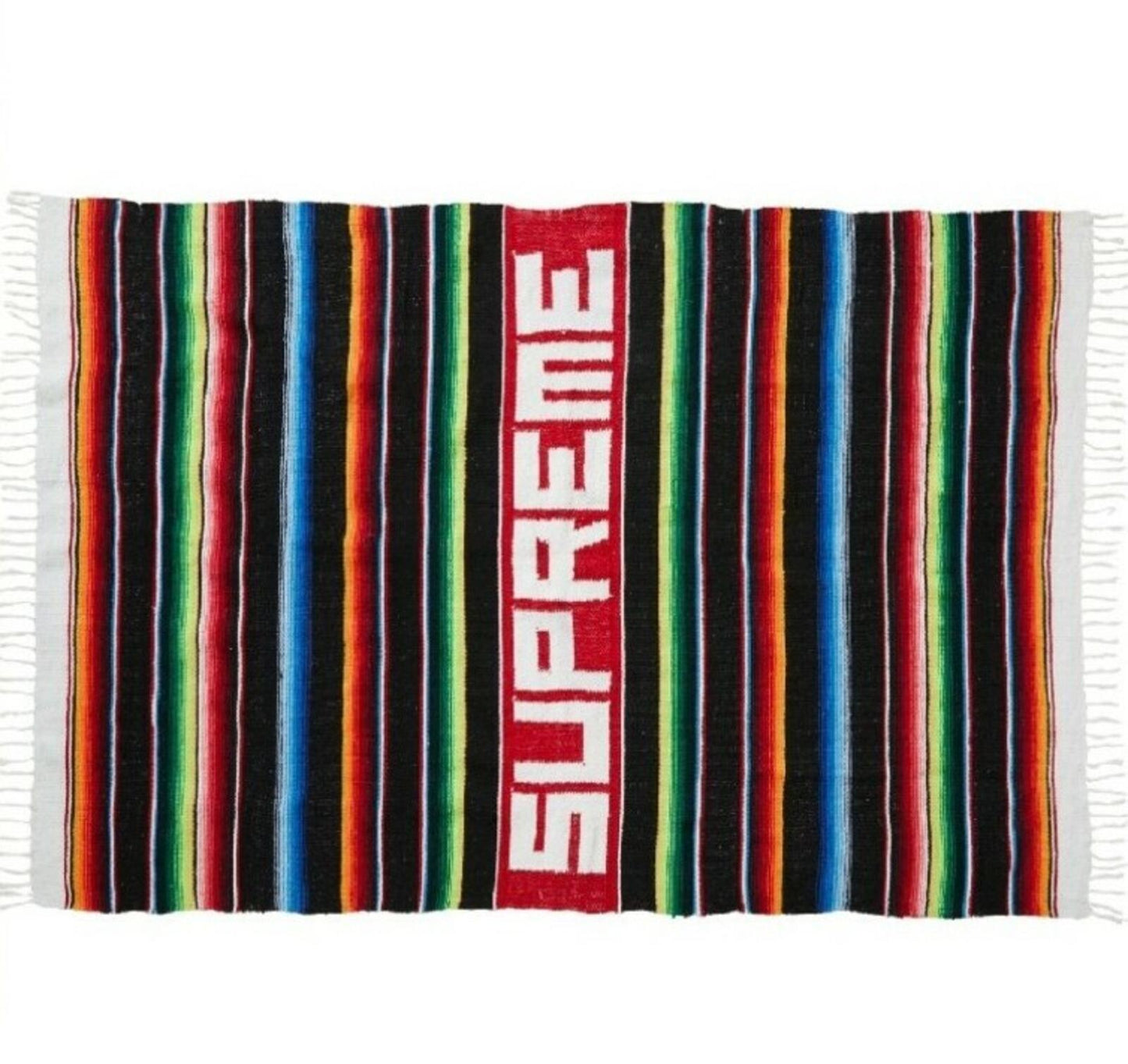 SS20 Supreme Serape Blanket Size 82" x 62" Handowoven