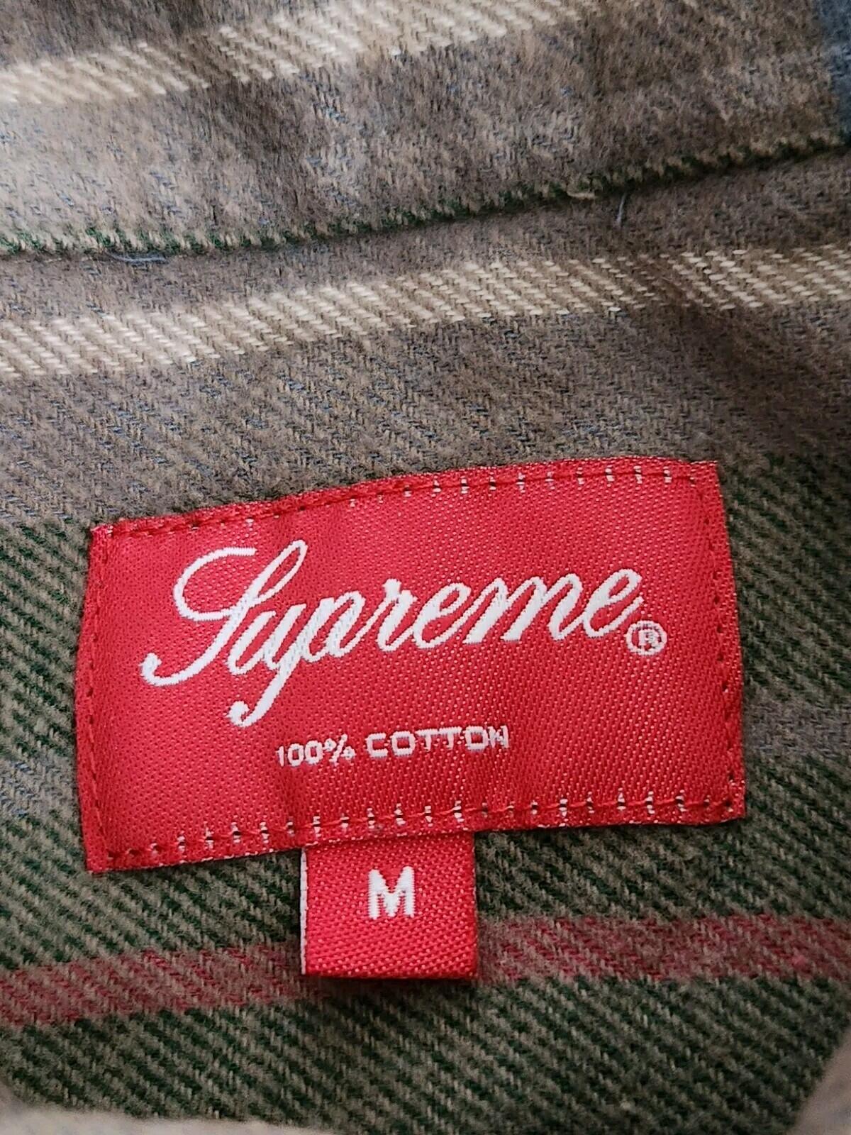 SS20 Supreme x Daniel Johnston plaid shirt Tan M Medium I KNOW SUPREME flannel