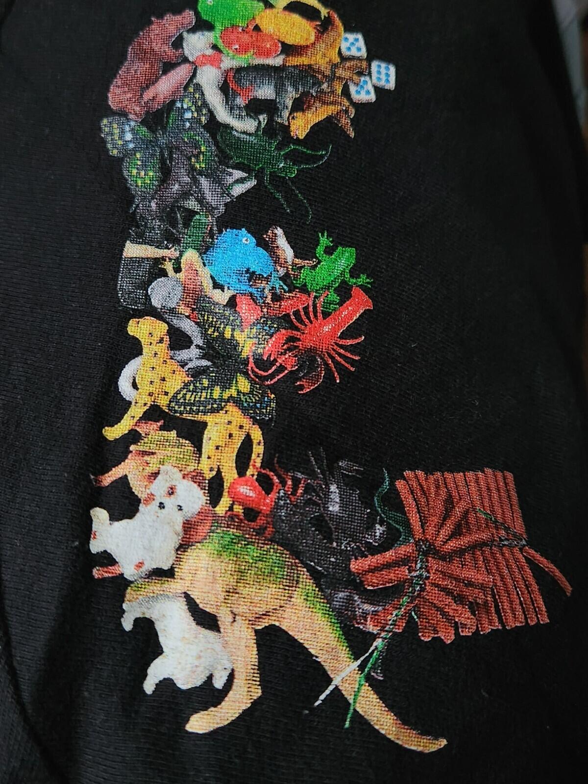 SS21 Supreme Toy Pile Tee size L Large Black T-shirt big logo
