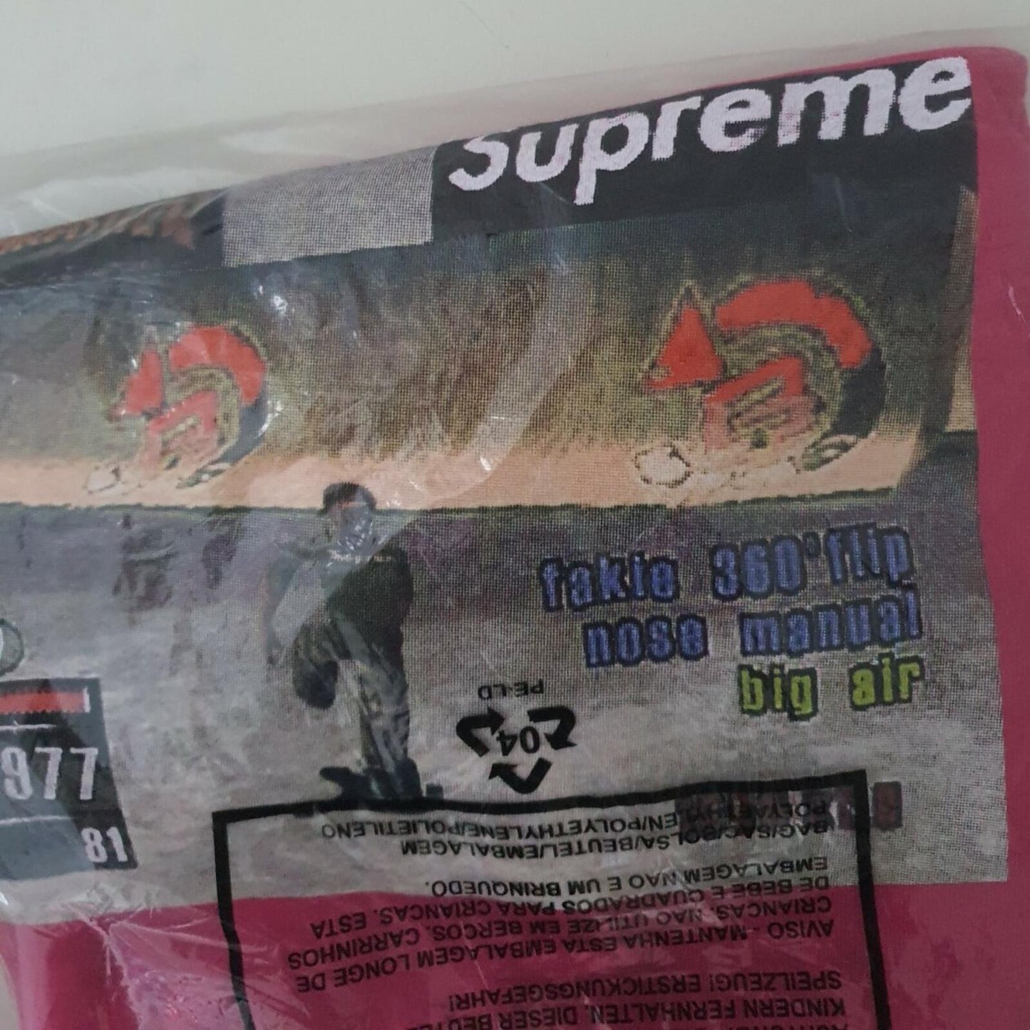 FW21 Supreme x Thrasher Game T-Shirt Hot Pink S Small Neu und ungeöffnet