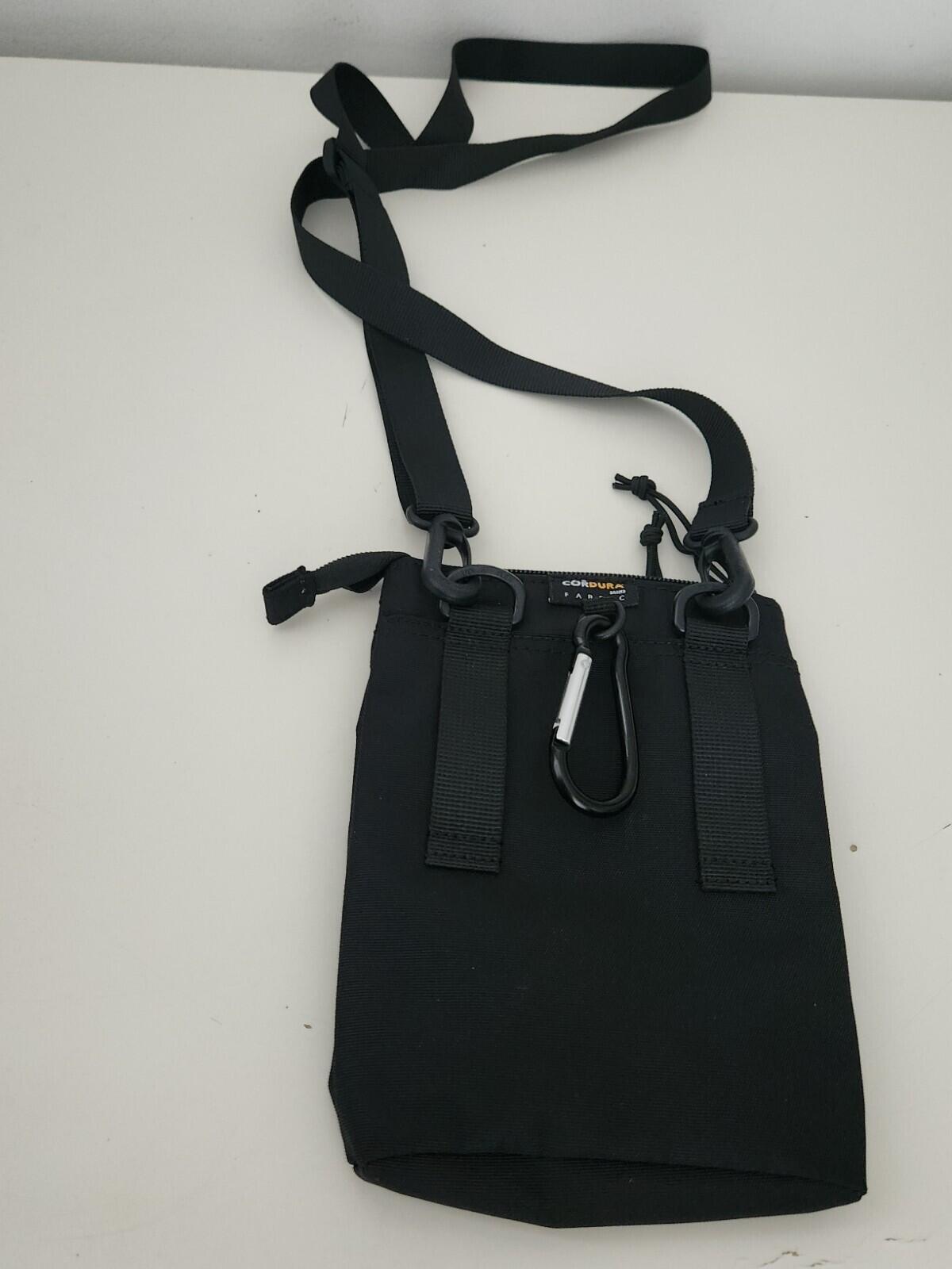 FW19 Supreme shoulder bag neck utility pouch Cordura nylon black water resistant