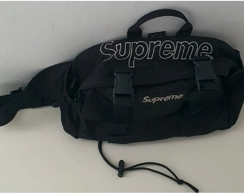 FW19 Supreme Waist Bag Black
