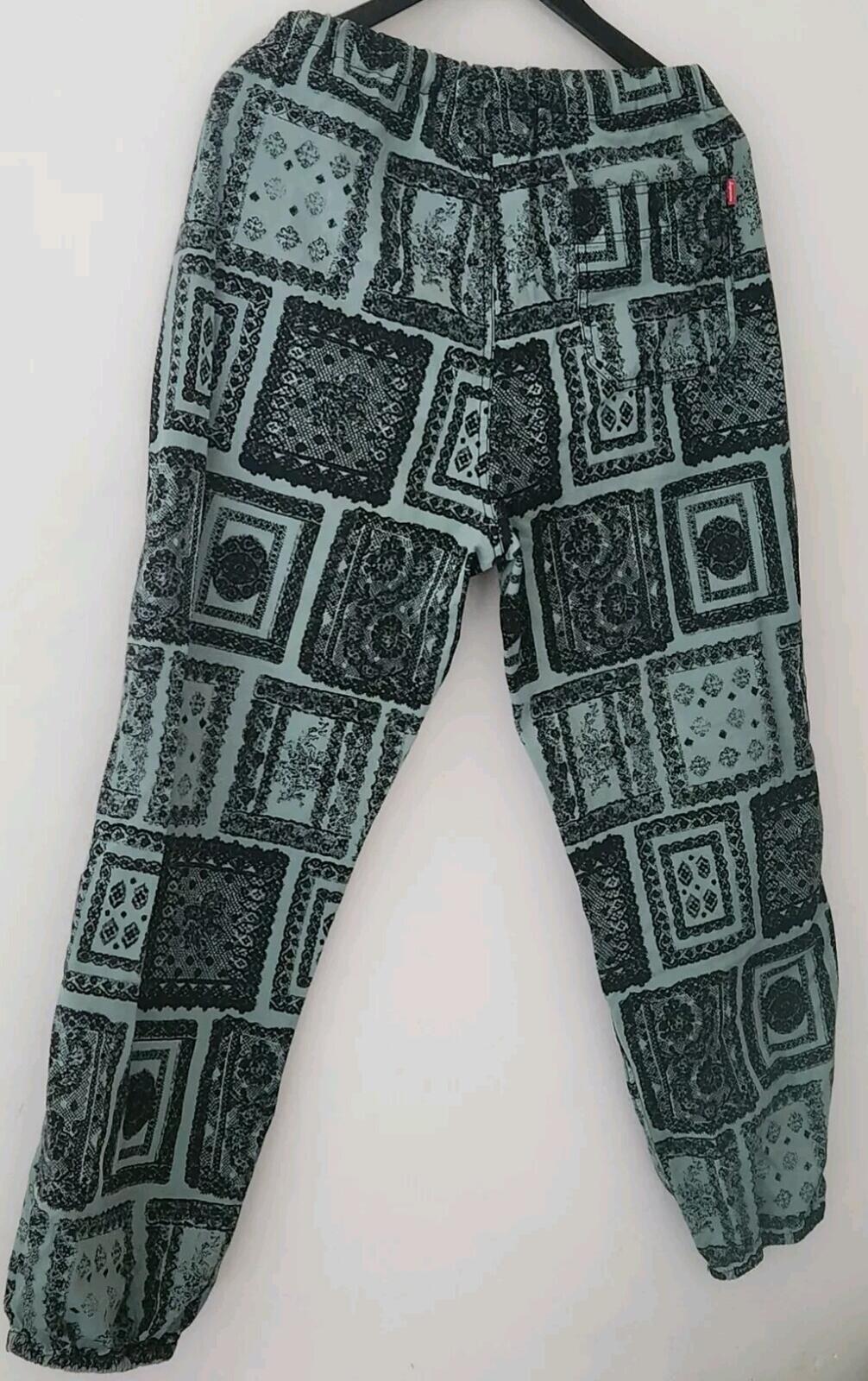 SS17 Supreme Laces Pant Green Size M