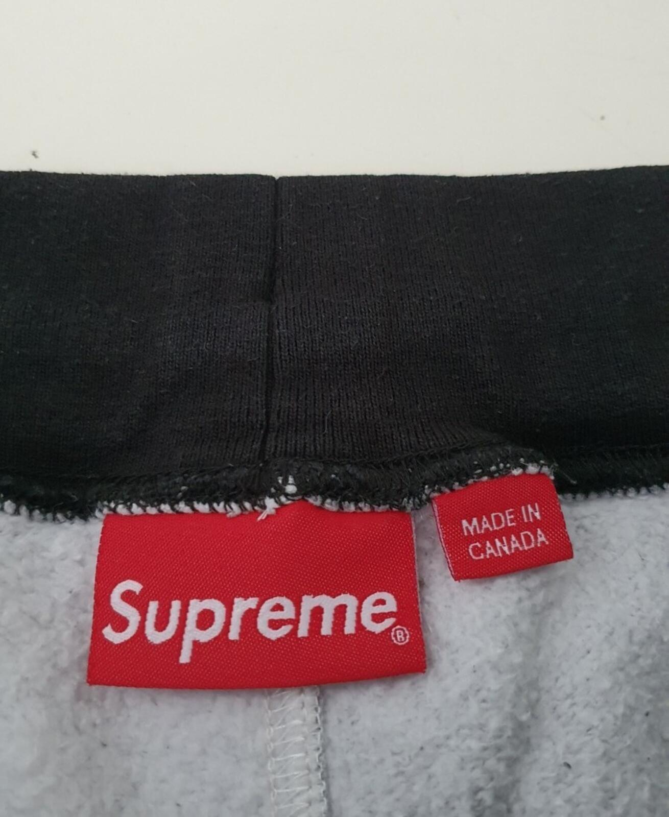 SS19 Supreme S Logo Colorblocked sweatshort black L large shorts sweat short