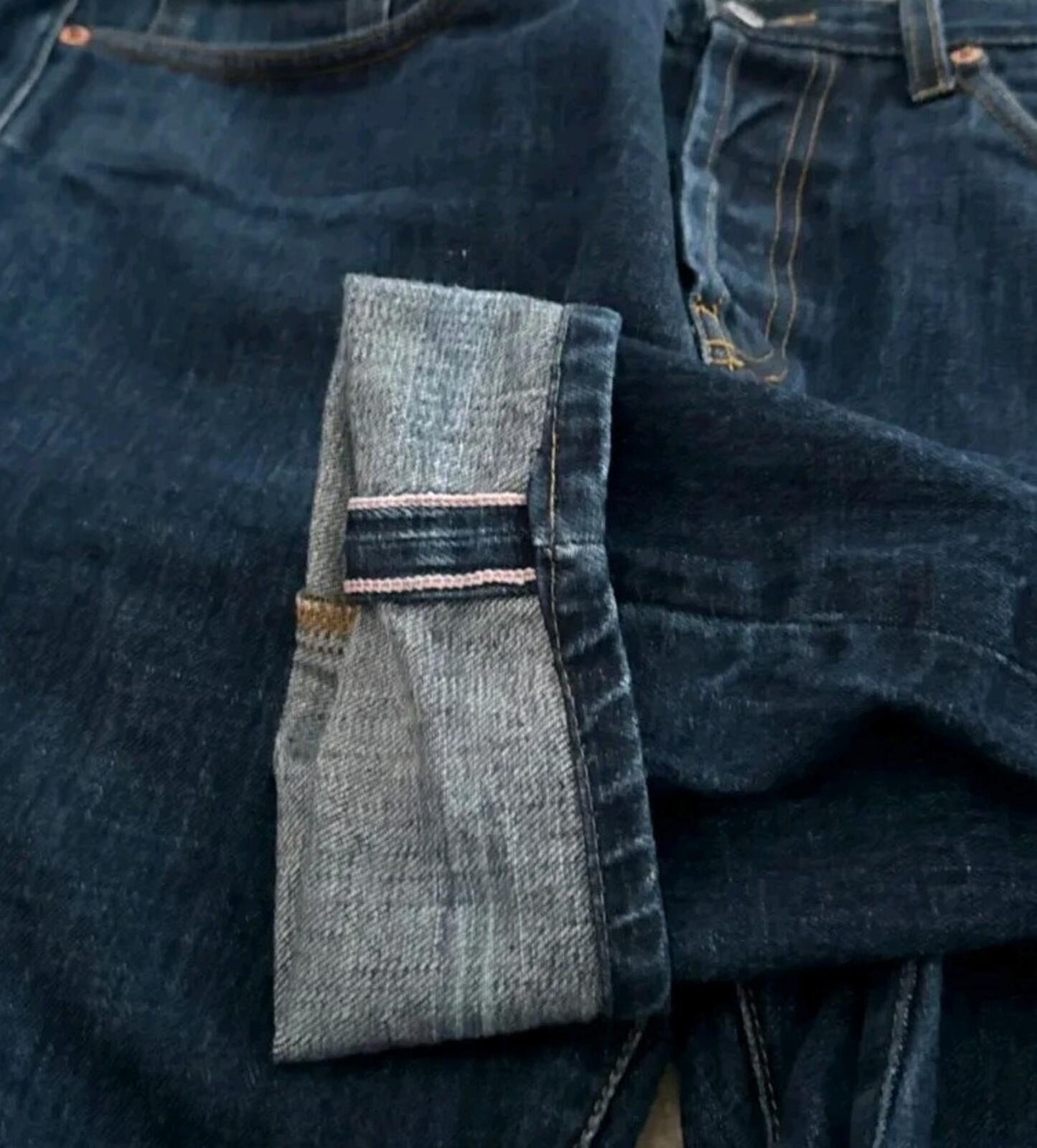 Supreme Denim Slim Jeans Blue Size 34 W34 L30 ALTERED