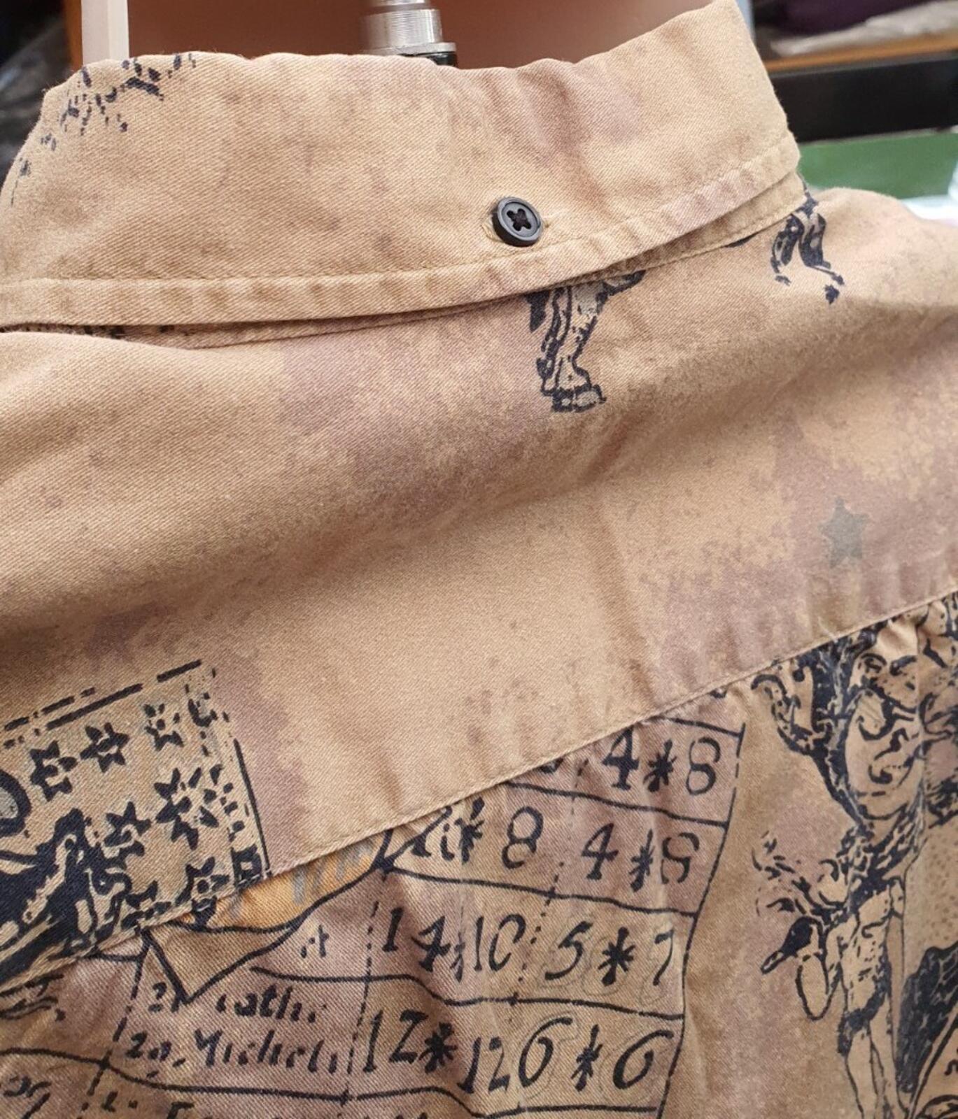 FW13 Supreme Occult Shirt Hellbraun Größe M