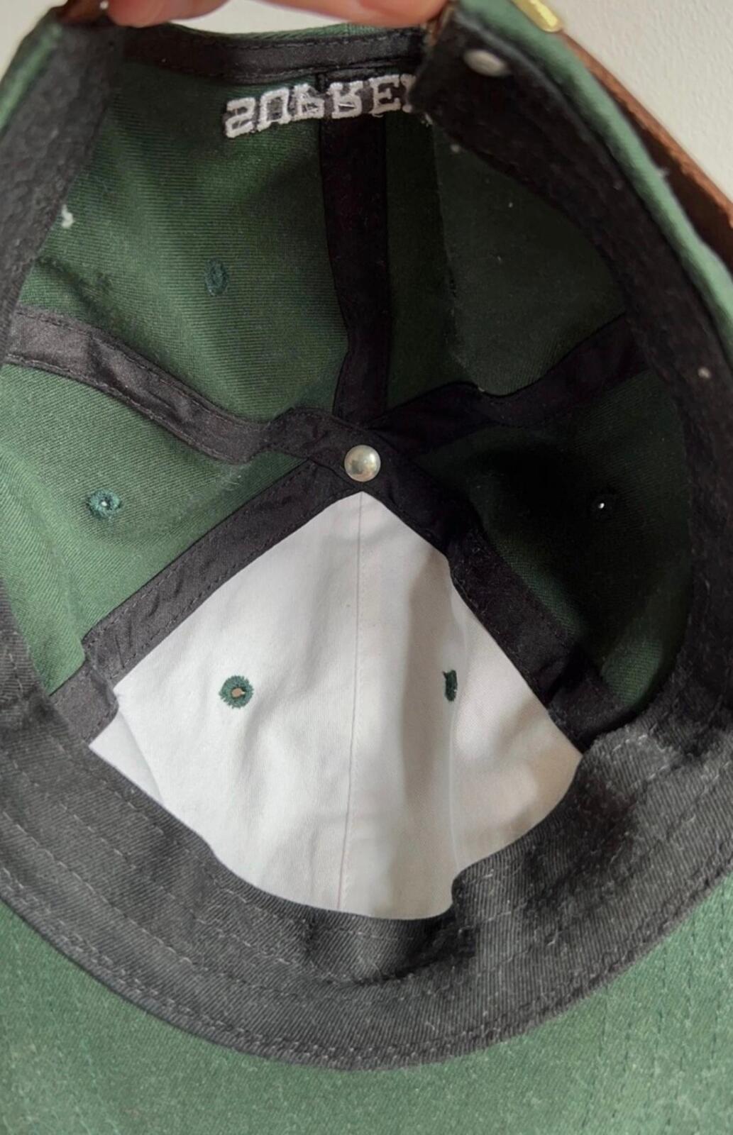 FW20 Supreme Chino Twill Gel S Logo 6-panel Cap Green