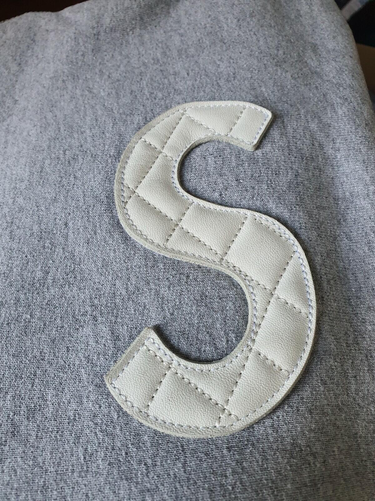 SS20 Supreme S Logo Hooded Sweatshirt  Heather Grey Size M