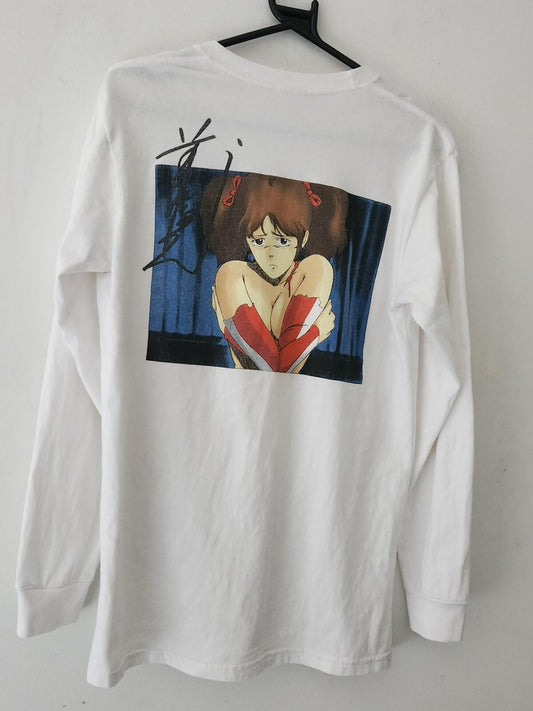 FW15 Supreme Toshio Maeda Overfiend L/S tee anime long sleeve t-shirt White M