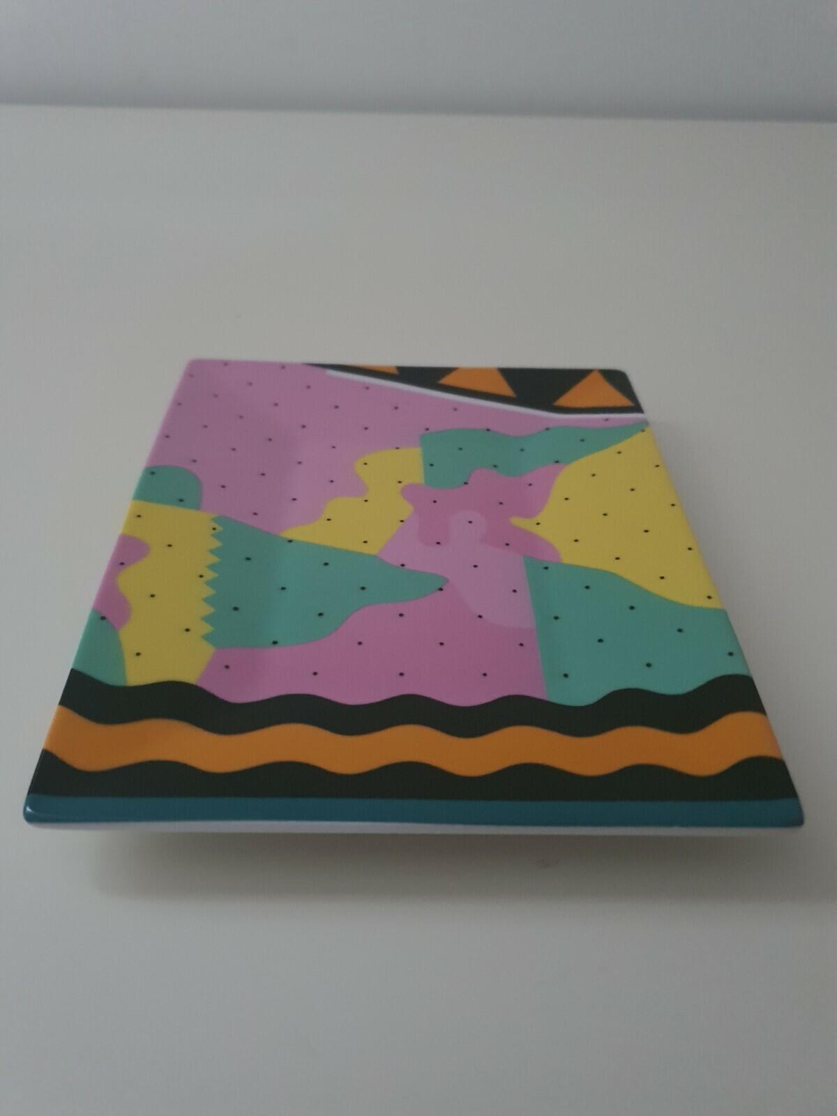 SS16 Supreme A. Mendini Milano small ashtray ceramic Multicolor tray Accessory
