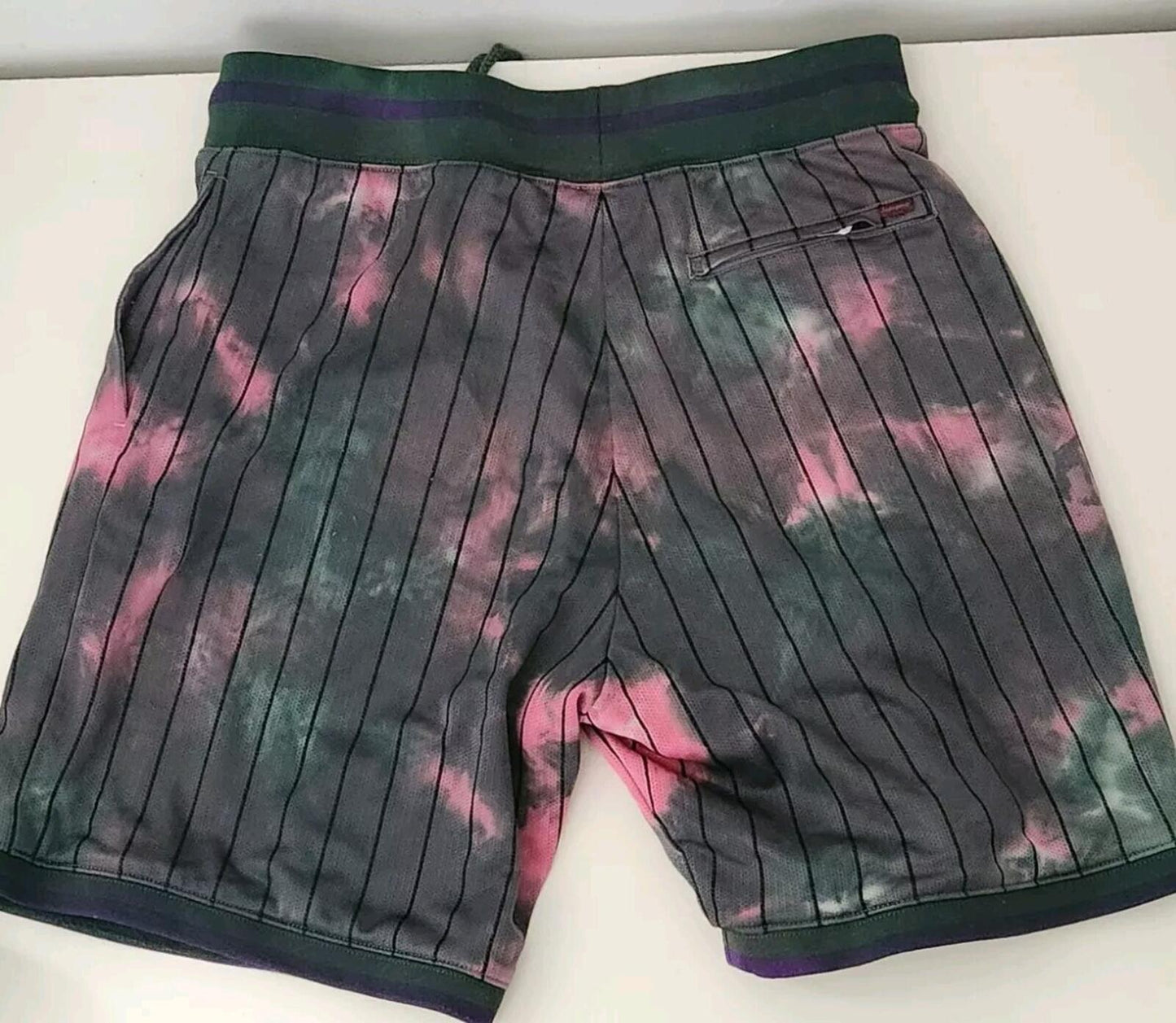 FW20 Supreme Dyed Basketball Short Green Pink Purple Shorts size S small