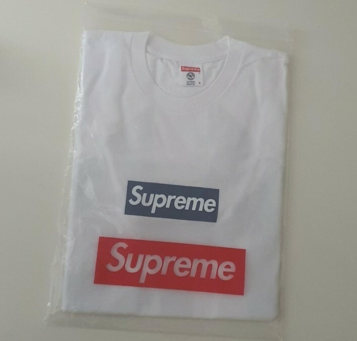 SS15 Supreme New York Yankees Box Logo Tee White Size S