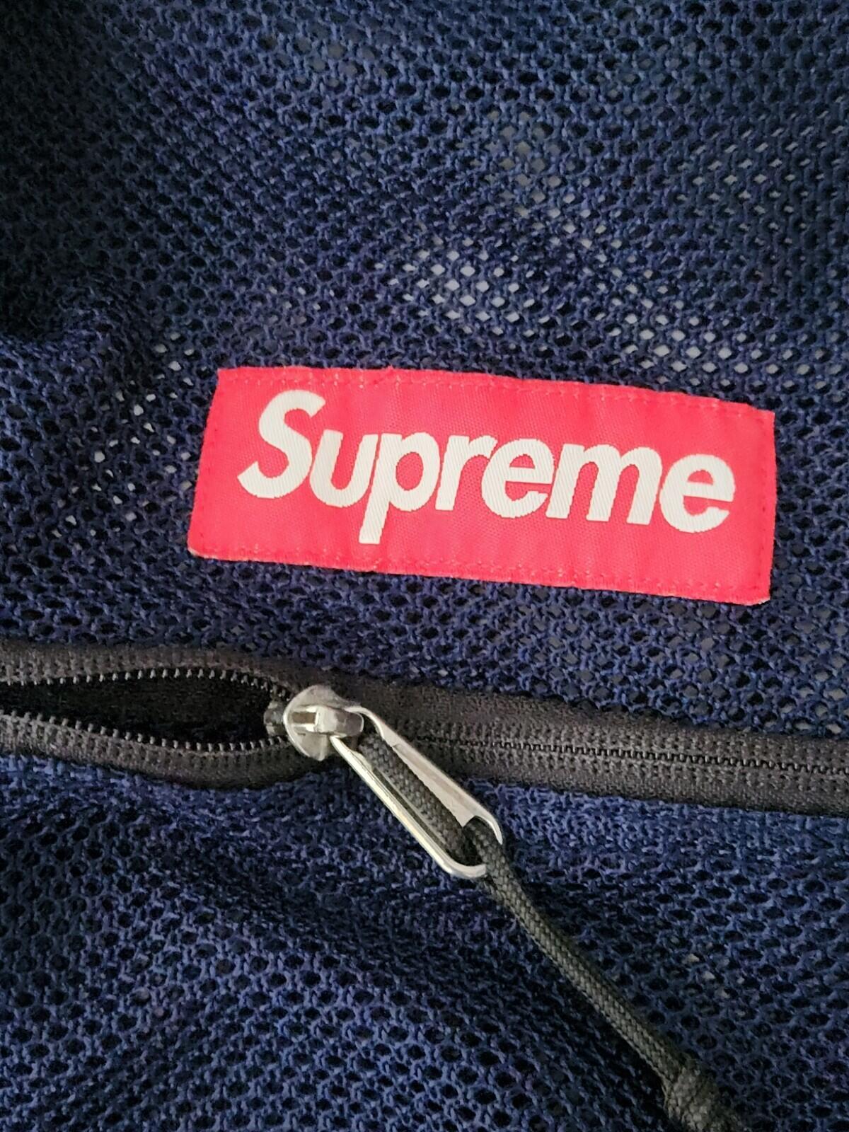 SS16 Supreme Navy Mesh Duffle Bag Navy