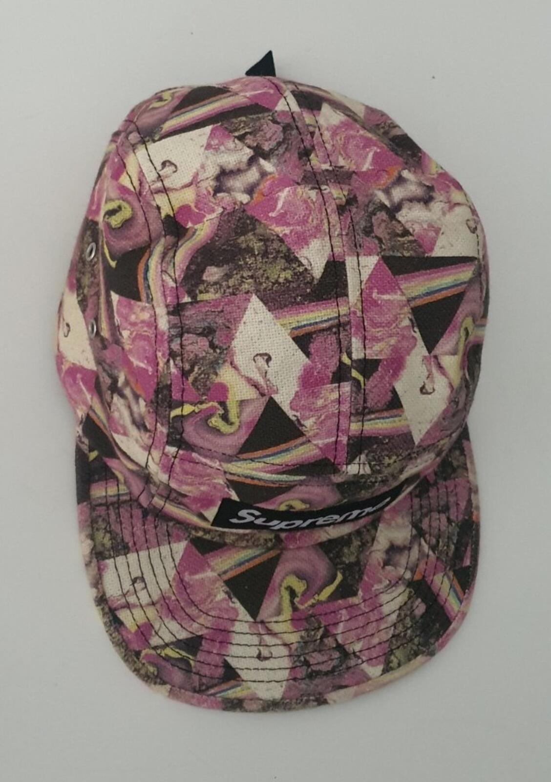 FW13 Supreme x Liberty Art Fabrics Thorgerson Camp Cap Seltener Vintage Hut Box Logo