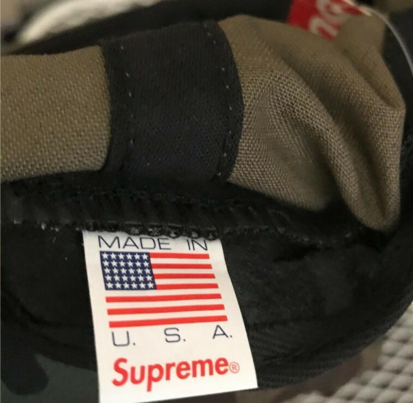 SS16 Supreme Way Back 5-panel Cap Woodland Camo
